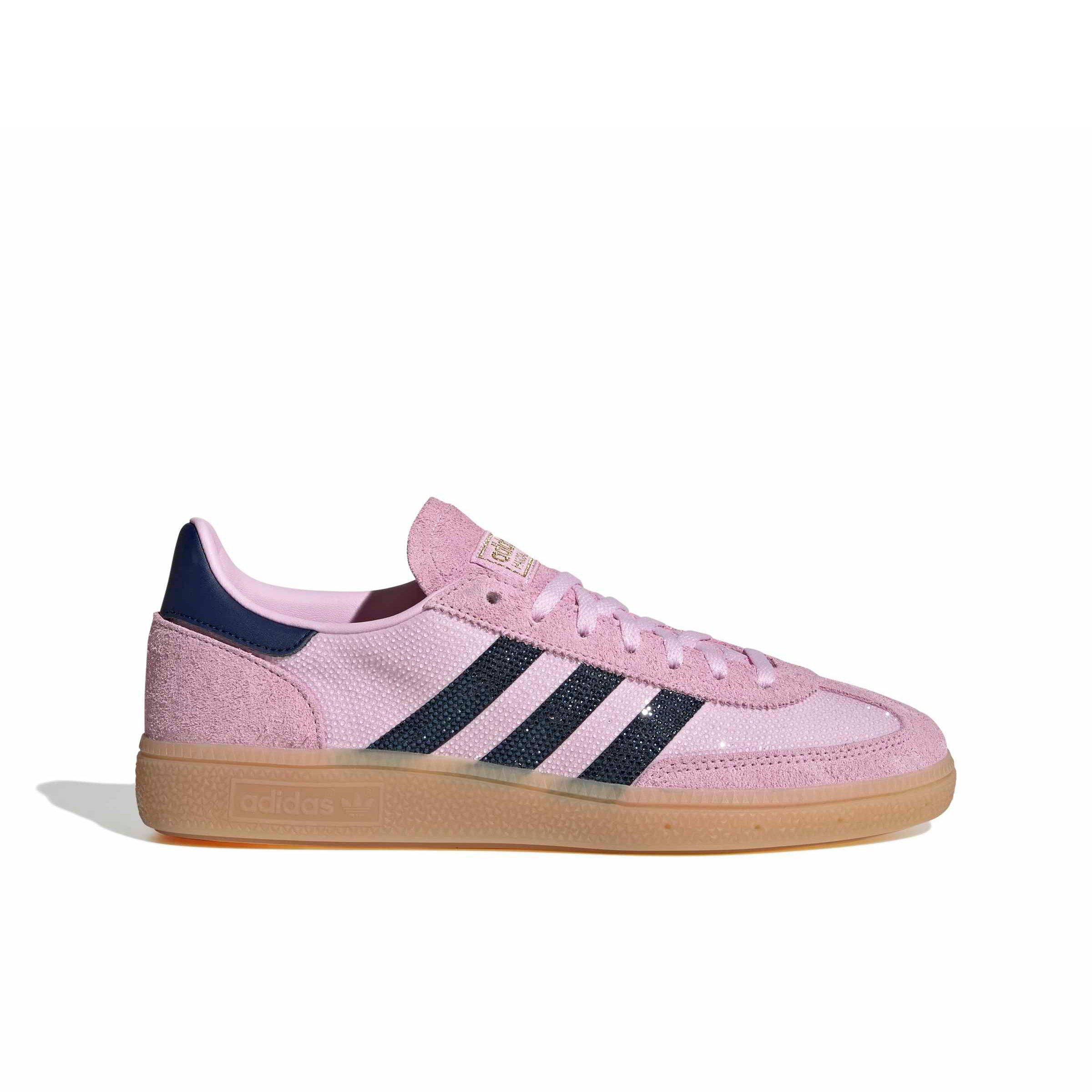 adidas Originals Handball Spezial "Orchid Fusion/Dark Blue/Gold Metallic" Women's Shoe - ORCHID/DK BLUE/GOLD